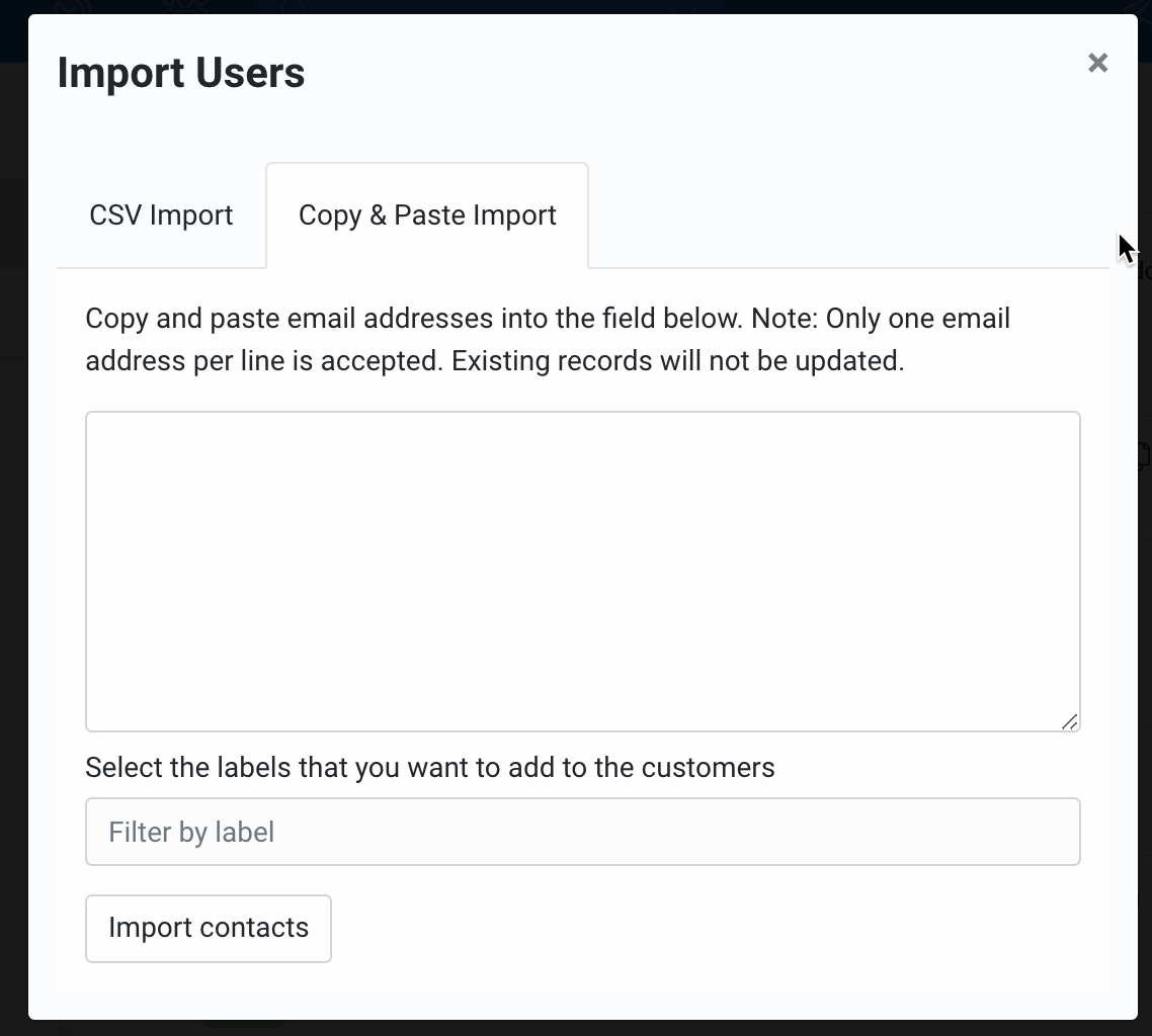 Import contacts with ease
